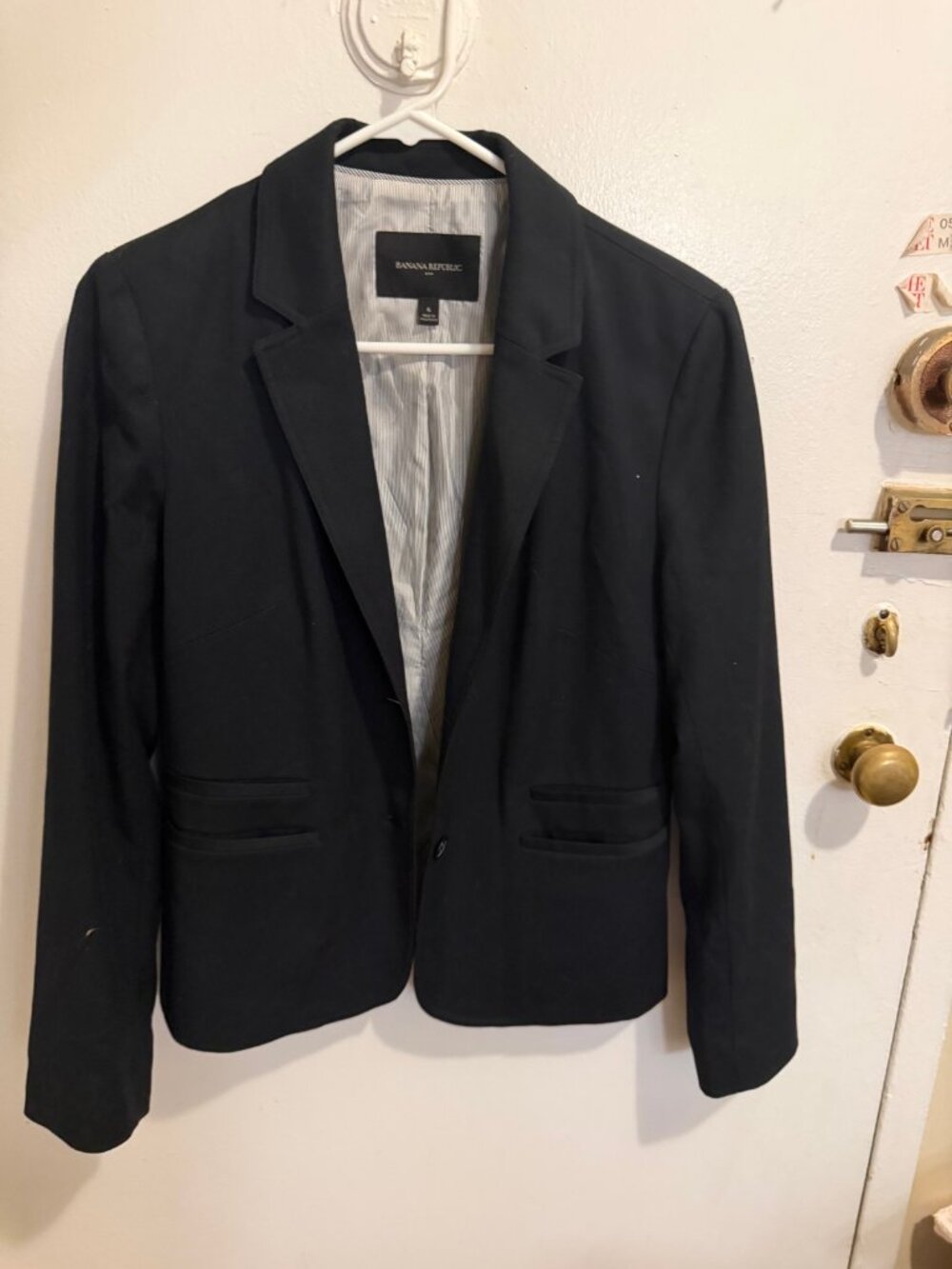 Banana Republic Black Blazer Sz 6